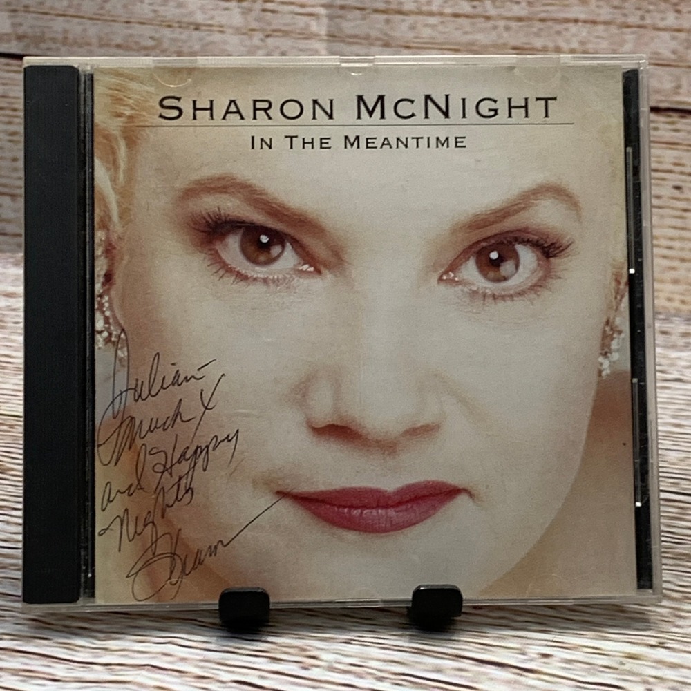 Sharon McNight -‎ In The Meantime [CD Album 1992] Signed Autographed
